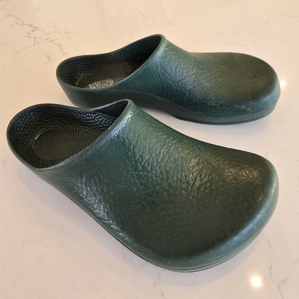 Birkenstock Forest Green Slip-On Clogs